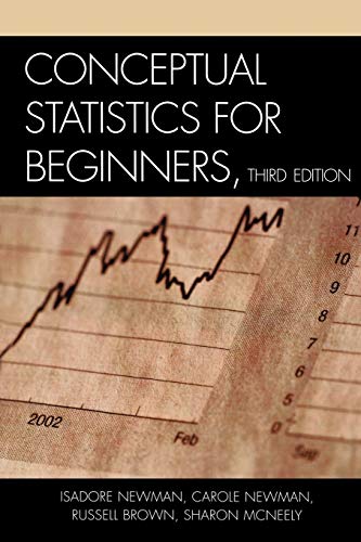 Conceptual Statistics for Beginners von University Press of America